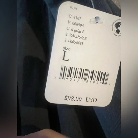 FREE PEOPLE EXPOSED SEAM ATTACHED SASH BAGGY JOGGERS SIZE L~NWT - Picture 7 of 7